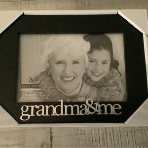 Malden Black and Silver Grandma & Me Frame